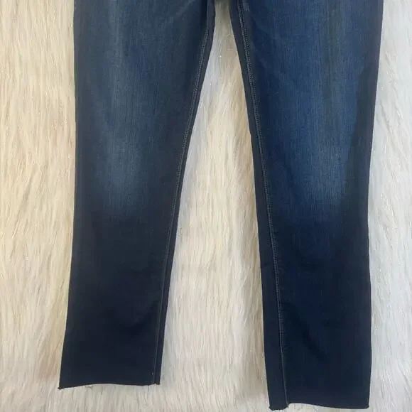 NWT Hudson Mid Rise Tilda Ankle Cigarette Leg Jeans Dark Wash Blue Womens Sze 27 - Picture 5 of 13